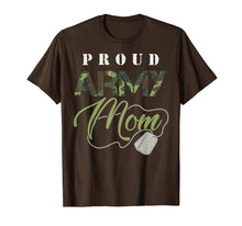 Load image into Gallery viewer, Proud Army Mom Shirt | Cute Military Mama T-shirt USA Gift
