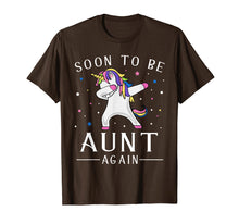 Load image into Gallery viewer, Funny shirts V-neck Tank top Hoodie sweatshirt usa uk au ca gifts for Soon To Be Aunt Again Unicorn Girl T-Shirt 2743406
