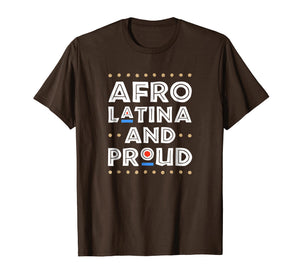 Funny shirts V-neck Tank top Hoodie sweatshirt usa uk au ca gifts for Afro Latina And Proud T-Shirt | Afro-Latin Pride Gift 1337497