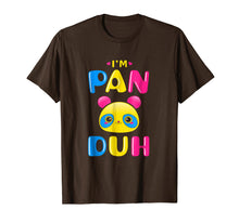 Load image into Gallery viewer, Funny shirts V-neck Tank top Hoodie sweatshirt usa uk au ca gifts for Pansexual Shirt Funny Gay Pride LGBT I&#39;m Pan Duh Panda 1865831

