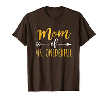 Load image into Gallery viewer, Funny shirts V-neck Tank top Hoodie sweatshirt usa uk au ca gifts for Mom of MR. Onederful T-Shirt Funny 1st birthday 715241
