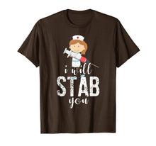 Load image into Gallery viewer, Funny shirts V-neck Tank top Hoodie sweatshirt usa uk au ca gifts for I Will Stab You Funny Halloween Ghost Pumpkin Nurse T Shirt 3507922

