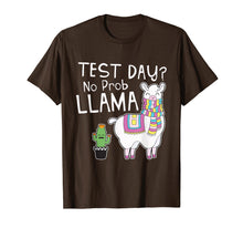 Load image into Gallery viewer, Funny shirts V-neck Tank top Hoodie sweatshirt usa uk au ca gifts for Teacher Test Day No Prob Llama Testing Shirt for Teachers T-Shirt 1643116
