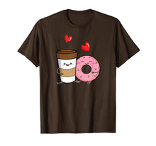 Load image into Gallery viewer, Funny shirts V-neck Tank top Hoodie sweatshirt usa uk au ca gifts for Coffee And Donuts Shirt Cute Kawaii T-Shirt Dark 1977323

