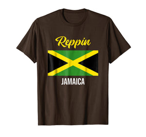 Funny shirts V-neck Tank top Hoodie sweatshirt usa uk au ca gifts for Jamaica Flag Reppin West Indies T Shirt 1925589