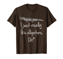 Load image into Gallery viewer, Funny shirts V-neck Tank top Hoodie sweatshirt usa uk au ca gifts for I Just Really Like Alligators OK - Funny Alligator T-shirt 2054707
