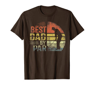 Mens Best Dad By Par Daddy Father's Day Gifts Golf Lover Golfer T-Shirt 72008