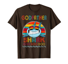 Load image into Gallery viewer, Funny shirts V-neck Tank top Hoodie sweatshirt usa uk au ca gifts for Retro Vintage Godfather Shark Tshirt Funny Gifts Family 1946408
