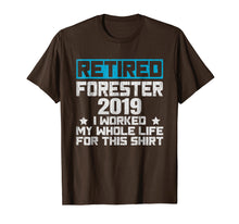 Load image into Gallery viewer, Funny shirts V-neck Tank top Hoodie sweatshirt usa uk au ca gifts for 2019 Retired Forester Shirt Funny Retirement Gifts For Men 3362766
