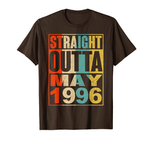 Funny shirts V-neck Tank top Hoodie sweatshirt usa uk au ca gifts for Straight Outta May 1996 T Shirt 23 Years Old Shirt 1005550