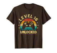 Load image into Gallery viewer, Funny shirts V-neck Tank top Hoodie sweatshirt usa uk au ca gifts for Level 16 Unlocked TShirt  Video Gamer 16th Birthday Gift 2510990
