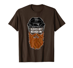 Funny shirts V-neck Tank top Hoodie sweatshirt usa uk au ca gifts for Beards On Gloves Off Ice Hockey Playoff Beard Tshirt 2366133