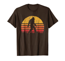 Load image into Gallery viewer, Retro Bigfoot Silhouette Sun T-Shirt - Believe!
