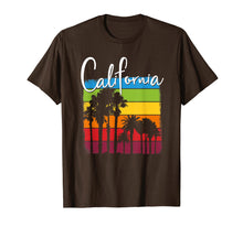 Load image into Gallery viewer, Funny shirts V-neck Tank top Hoodie sweatshirt usa uk au ca gifts for California Palm Trees T-Shirt Cali Rainbow Sunset State Love 2799831
