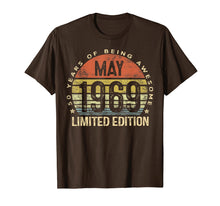 Load image into Gallery viewer, Born May 1969 Limited Edition T-Shirt 50th Birthday Gifts
