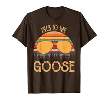 Load image into Gallery viewer, Retro Vintage Sunset Sunglass Talk To Me Goose funny T-shirt 208870
