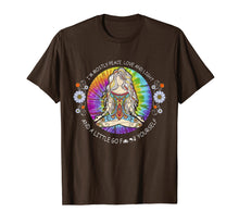 Load image into Gallery viewer, Funny shirts V-neck Tank top Hoodie sweatshirt usa uk au ca gifts for Yoga Tattoo Women T-Shirt I&#39;m Mostly Peace Love And Light 215454
