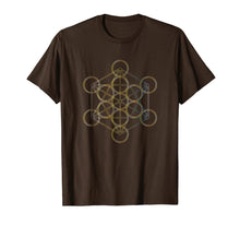 Load image into Gallery viewer, Metatron's Cube t-shirt. Sacred Geometry Metatron Cube shirt 1335532
