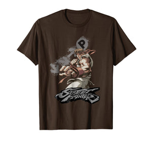 Street Fighter Ryu Portrait Fireball Dark