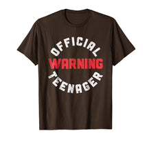 Load image into Gallery viewer, Funny shirts V-neck Tank top Hoodie sweatshirt usa uk au ca gifts for Warning Official Teenager T-Shirt 13th Birthday Gift Shirt 1134003
