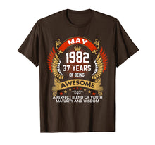 Load image into Gallery viewer, Funny shirts V-neck Tank top Hoodie sweatshirt usa uk au ca gifts for Made In MAY 1982 37 Years Of Being Birthday T-Shirt Gifts 3389326

