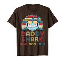 Load image into Gallery viewer, Retro Vintage Daddy Sharks Tshirt gift for Father
