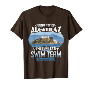 Funny shirts V-neck Tank top Hoodie sweatshirt usa uk au ca gifts for Funny Swimming T-shirt Alcatraz Swim Team Tee 1513067