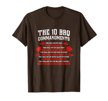 Load image into Gallery viewer, Funny shirts V-neck Tank top Hoodie sweatshirt usa uk au ca gifts for The Ten 10 BBQ Commandments - BBQ Grill Lovers Meme Gift 2653838
