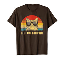 Load image into Gallery viewer, Vintage Best Cat Dad Ever T-Shirt Cat Daddy Father Gift Men 96797
