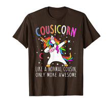 Load image into Gallery viewer, Cousicorn Like A Normal Cousin Only More Awesome Unicorn Tee
