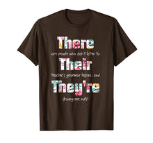 Load image into Gallery viewer, There Their They&#39;re T Shirt English Grammar Funny Teacher

