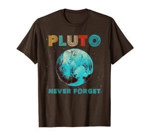 Funny shirts V-neck Tank top Hoodie sweatshirt usa uk au ca gifts for Vintage Never Forget Pluto T-Shirt Funny Space Graphic 2691034