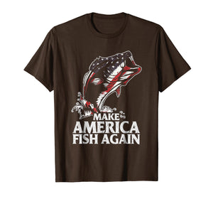 Funny shirts V-neck Tank top Hoodie sweatshirt usa uk au ca gifts for MAKE AMERICA FISH AGAIN funny American pride t-shirt gift 1980284