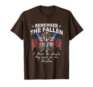 Remember The Fallen Memorial Day Veteran Gift Shirt