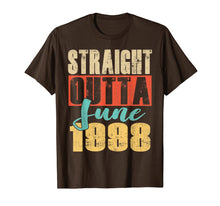 Load image into Gallery viewer, Funny shirts V-neck Tank top Hoodie sweatshirt usa uk au ca gifts for Straight Outta JUNE 1998 21st Awesome Birthday T-Shirt Gifts 3960033
