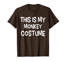 Load image into Gallery viewer, This is my MONKEY Costume Halloween Simple Costume T-Shirt
