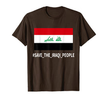 Load image into Gallery viewer, Support the protesters in Iraq Save the Iraqi People T-Shirt
