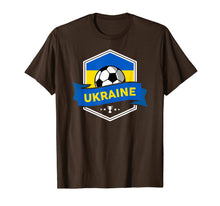 Load image into Gallery viewer, Ukraine Soccer T Shirt Ukrainian Team Ball Flag Gift 2020 T-Shirt-3201705
