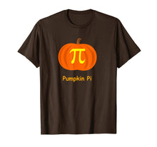 Load image into Gallery viewer, Pumpkin Pi Halloween math geek design T-Shirt
