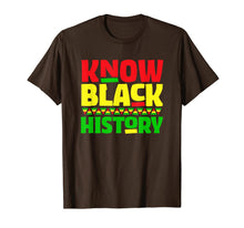 Load image into Gallery viewer, Know Black History Month Afro-American Student Teacher T-Shirt-5906963
