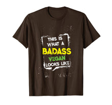 Load image into Gallery viewer, Funny shirts V-neck Tank top Hoodie sweatshirt usa uk au ca gifts for This Is What a Badass Vegan Looks Like Eat Veganism Food T-Shirt 459262
