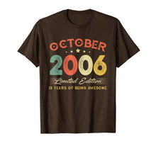 Load image into Gallery viewer, October 2006 13 Years Old Vintage 13th Birthday Gifts T-Shirt
