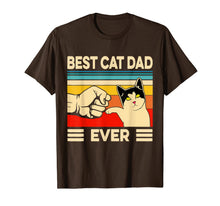Load image into Gallery viewer, Best Cat Dad Ever TShirt Funny Cat Dad Father Vintage Gift T-Shirt389615
