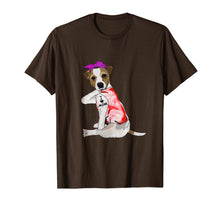 Load image into Gallery viewer, Women Gifts Jack Russell Terrier Dog Tattoo I Love Mom T-Shirt-990657
