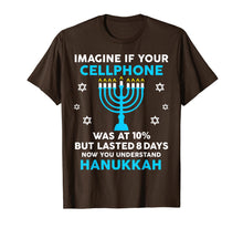 Load image into Gallery viewer, Funny Hanukkah Gifts Cellphone Chanukkah T-Shirt-151045
