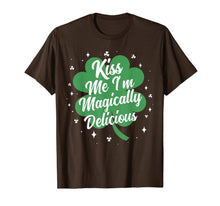 Load image into Gallery viewer, Kiss Me I'm Magically Delicious Funny St Patricks Day Gift TShirt709275
