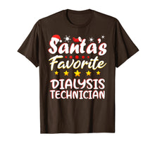 Load image into Gallery viewer, Funny shirts V-neck Tank top Hoodie sweatshirt usa uk au ca gifts for Santa&#39;s Favorite Dialysis Technician Christmas Xmas gift T-Shirt 1328547
