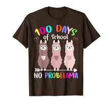 Load image into Gallery viewer, No Probllama 100 Days Of School LLama Teachers Tshirt T-Shirt-897969
