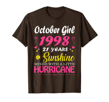 Load image into Gallery viewer, October Girl 1998 TShirt 21st Birthday Gift 21 Years Old T-Shirt

