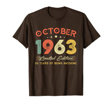 Load image into Gallery viewer, October 1963 56 Years Old Vintage 56th Birthday Gifts T-Shirt
